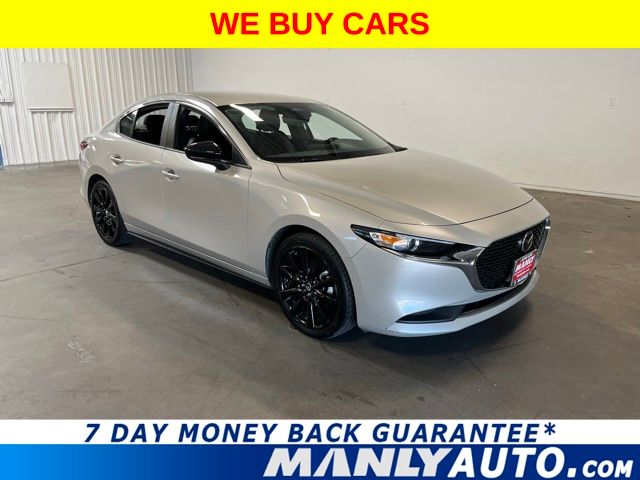 Gray (Platinum Quartz Metallic) 2025 Mazda MAZDA3 2.5 S Select Sport FWD Sedan Front-Wheel Drive 6-Speed Automatic