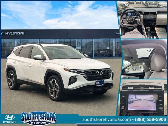 White Pearl 2023 Hyundai Tucson SUV / Crossover All-Wheel Drive 8-Speed Automatic