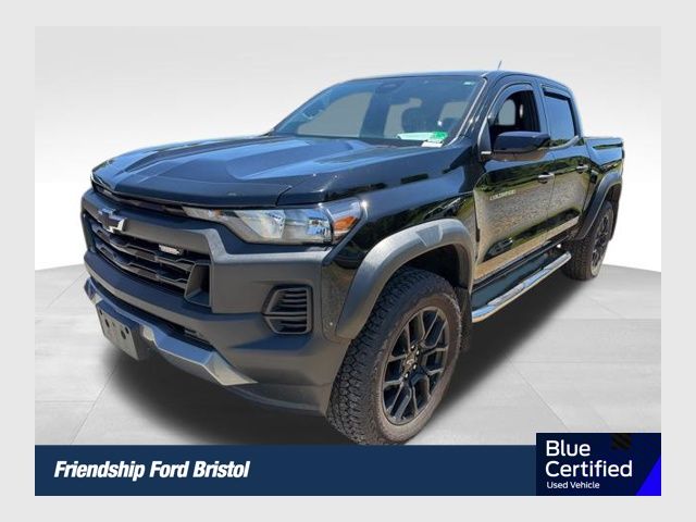 Black 2023 Chevrolet Colorado Trail Boss Crew Cab 4WD Pickup Truck Four-Wheel Drive 8-Speed Automatic