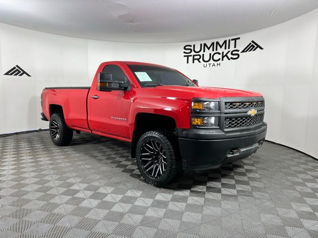 Victory Red 2015 Chevrolet Silverado 1500 LS 4WD Pickup Truck Four-Wheel Drive 6-Speed Automatic Overdrive
