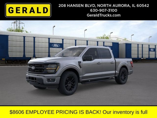 Carbonized Gray Metallic 2026 Ford F-150 XLT SuperCrew 4WD Pickup Truck Four-Wheel Drive Automatic