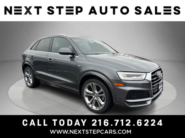 Daytona Gray Pearl 2018 Audi Q3 2.0T quattro Premium Plus SUV / Crossover All-Wheel Drive 6-Speed Automatic