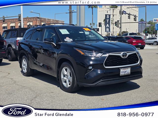 Midnight Black Metallic 2024 Toyota Highlander SUV / Crossover Front-Wheel Drive 8-Speed Automatic