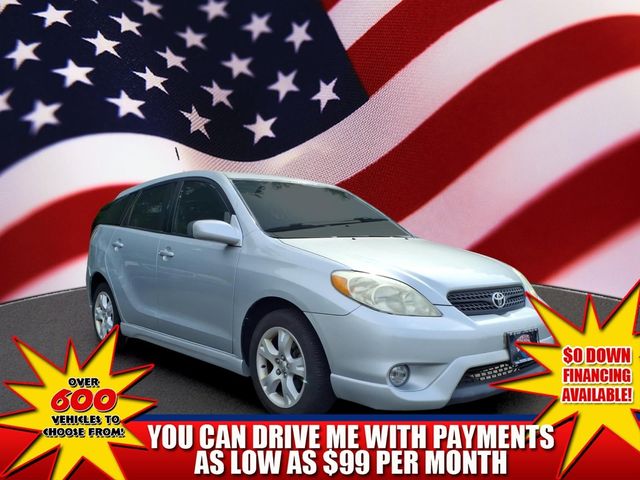 Gray 2007 Toyota Matrix Hatchback Front-Wheel Drive 4-Speed Automatic Overdrive