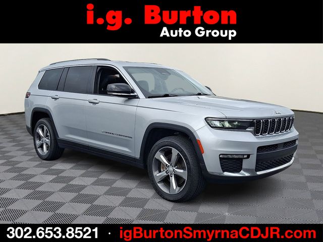 Silver 2021 Jeep Grand Cherokee L SUV / Crossover Four-Wheel Drive 8-Speed Automatic