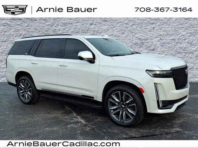 Crystal White Tricoat 2024 Cadillac Escalade SUV / Crossover Four-Wheel Drive Automatic