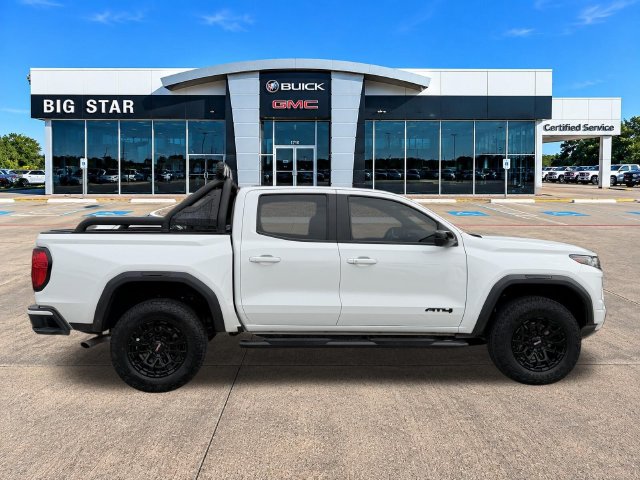 2023 GMC Canyon AT4 White at AutoSavvy Houston Northwest