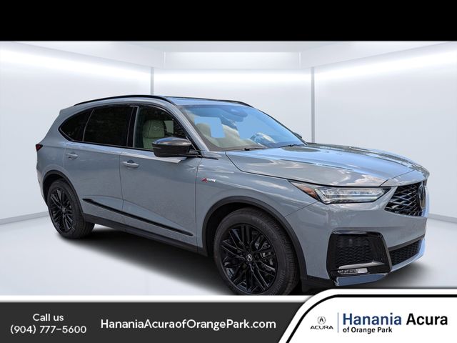 Gray (Modern Steel Metallic) 2026 Acura MDX SUV / Crossover All-Wheel Drive Automatic