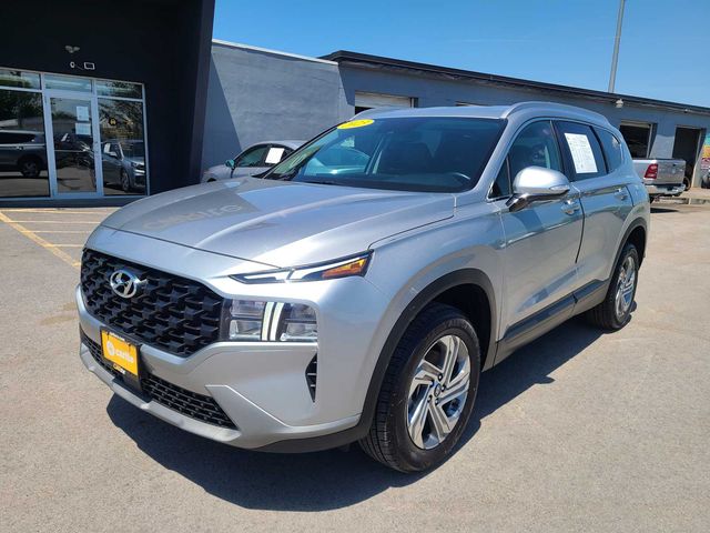 Shimmering Silver Pearl 2023 Hyundai Santa Fe SUV / Crossover All-Wheel Drive 8-Speed Automatic