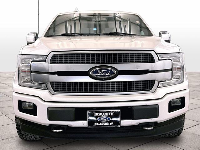 2018 Ford F-150 Platinum White at Luther Ford