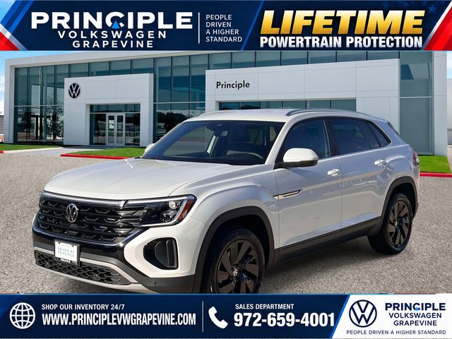 Opal White Pearl 2026 Volkswagen Atlas Cross Sport SUV / Crossover Front-Wheel Drive 8-Speed Automatic
