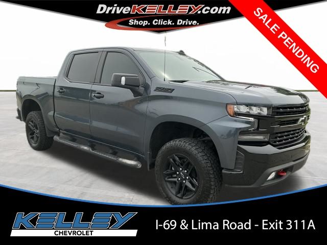 Shadow Gray Metallic 2021 Chevrolet Silverado 1500 Pickup Truck Four-Wheel Drive Automatic