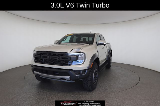 Desert Sand 2025 Ford Ranger Raptor SuperCrew 4WD Pickup Truck Four-Wheel Drive Automatic