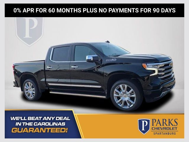 Black 2026 Chevrolet Silverado 1500 Pickup Truck Four-Wheel Drive Automatic
