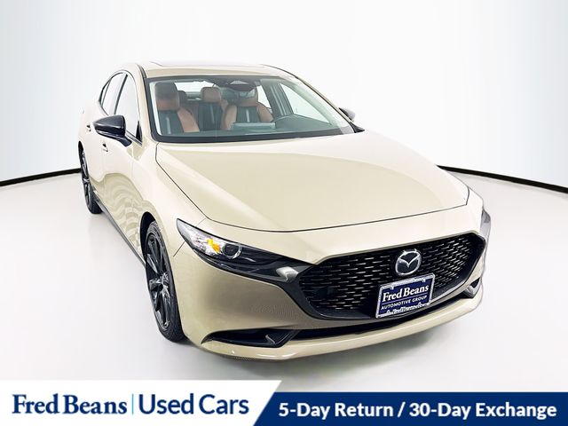 Zircon Sand Metallic 2024 Mazda MAZDA3 Sedan All-Wheel Drive 6-Speed Automatic