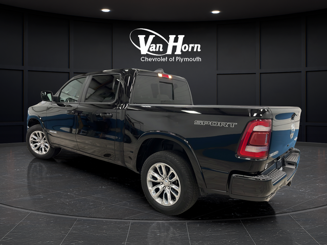 Used 2022 Diamond Black Crystal Pearlcoat Ram Laramie image 5