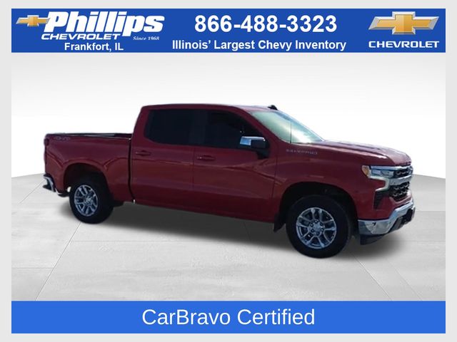 Red Hot 2023 Chevrolet Silverado 1500 Pickup Truck Four-Wheel Drive Automatic