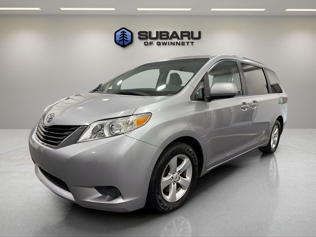 Silver Sky Metallic 2011 Toyota Sienna 7-Passenger V6 FWD Minivan Front-Wheel Drive 6-Speed Automatic Overdrive