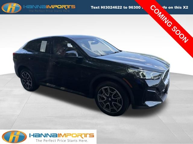 Black Sapphire Metallic 2025 BMW X2 SUV / Crossover All-Wheel Drive 7-Speed Automatic