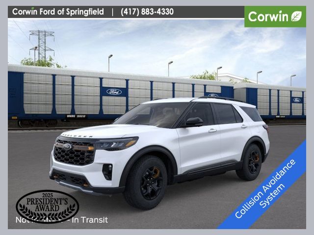 Star White Metallic TC 2026 Ford Explorer Tremor AWD SUV / Crossover All-Wheel Drive Automatic