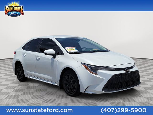 White 2022 Toyota Corolla Sedan Front-Wheel Drive Continuously Variable Transmission