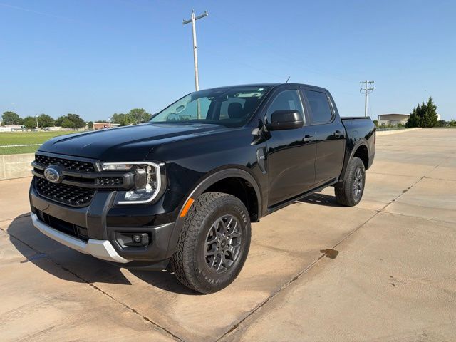 Shadow Black 2024 Ford Ranger Pickup Truck Four-Wheel Drive Automatic