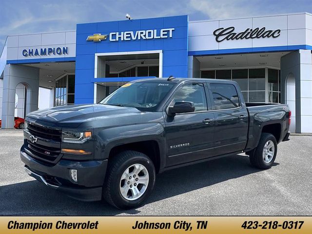 Gray (Graphite Metallic) 2018 Chevrolet Silverado 1500 Pickup Truck Four-Wheel Drive 6-Speed Automatic Overdrive
