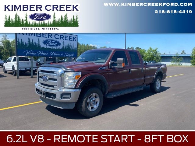 Autumn Red 2012 Ford F-250 Super Duty Pickup Truck Four-Wheel Drive 6-Speed Automatic