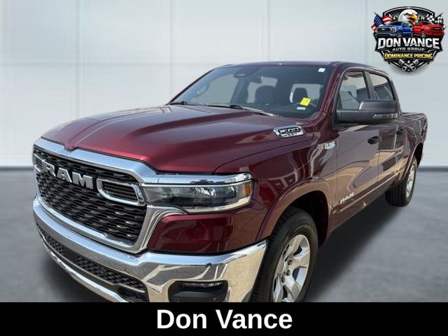 Delmonico Red Pearlcoat 2025 RAM 1500 Big Horn Crew Cab 4WD Pickup Truck Four-Wheel Drive 8-Speed Automatic