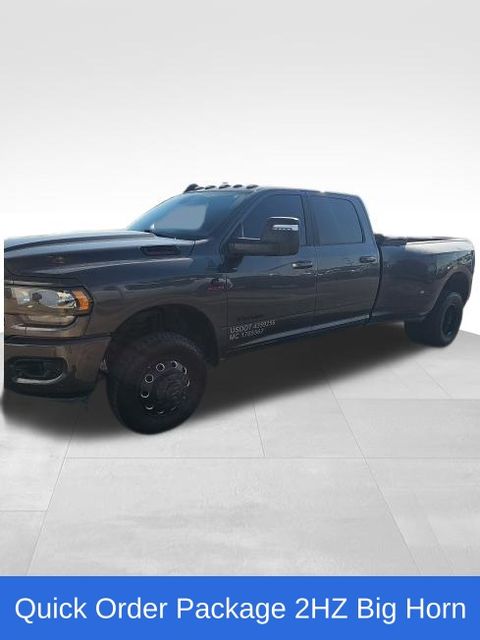 Gray (Granite Crystal Metallic Clearcoat) 2023 RAM 3500 Pickup Truck Four-Wheel Drive 6-Speed Automatic