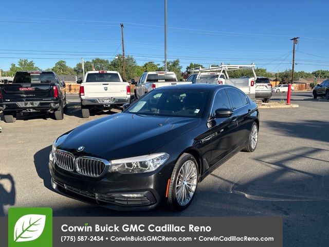 Black Sapphire Metallic 2018 BMW 5 Series Sedan All-Wheel Drive 8-Speed Automatic