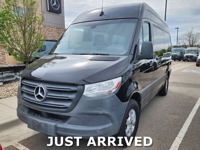 Black 2019 Mercedes-Benz Sprinter 2500 144 V6 High Roof Passenger Van RWD Van 7-Speed Automatic
