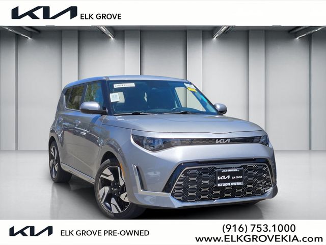 Steel Gray 2023 Kia Soul SUV / Crossover Front-Wheel Drive Continuously Variable Transmission