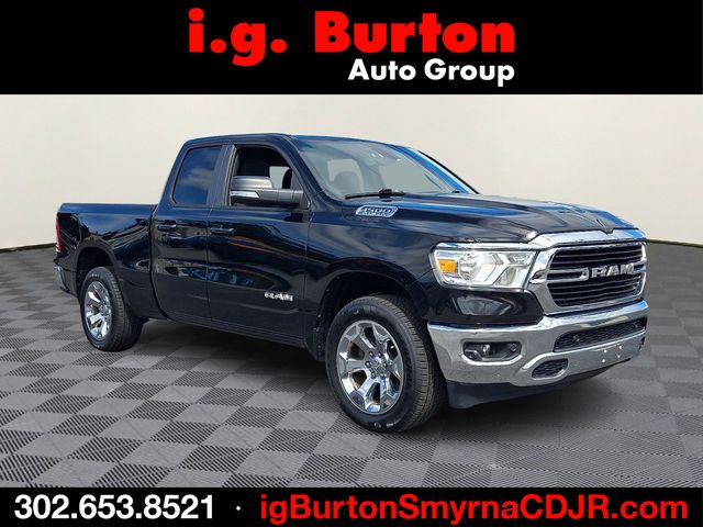 Diamond Black 2021 RAM 1500 Pickup Truck Four-Wheel Drive 8-Speed Automatic