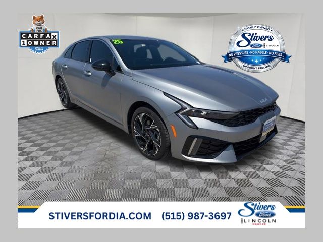 Steel Matte Gray 2025 Kia K5 Sedan Front-Wheel Drive 8-Speed Automatic