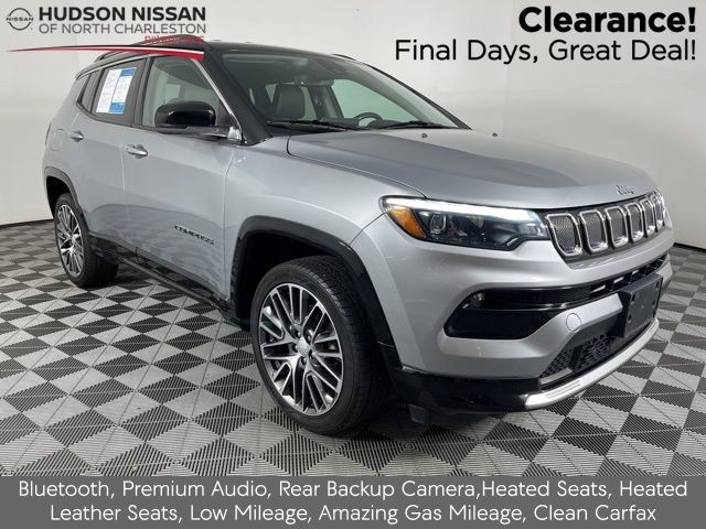 Billet Silver Metallic Clearcoat 2022 Jeep Compass SUV / Crossover Four-Wheel Drive 9-Speed Automatic