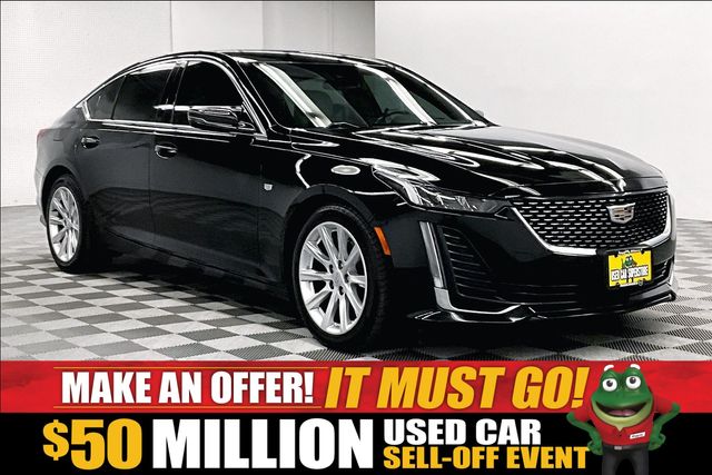 Black Raven 2023 Cadillac CT5 Sedan Rear-Wheel Drive 10-Speed Automatic