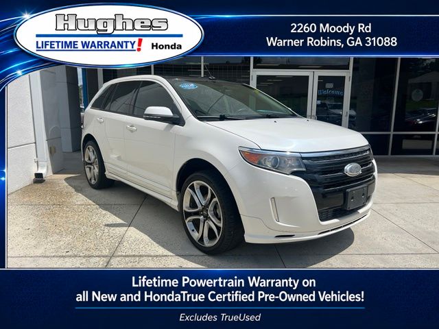 White Platinum Clearcoat Metallic 2013 Ford Edge SUV / Crossover Front-Wheel Drive 6-Speed Automatic