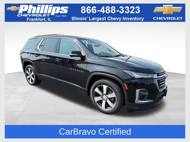 Mosaic Black Metallic 2022 Chevrolet Traverse SUV / Crossover Four-Wheel Drive 9-Speed Automatic