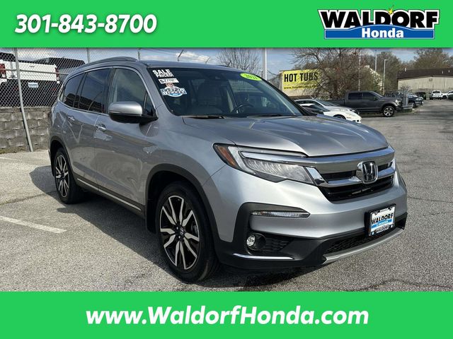 Lunar Silver Metallic 2021 Honda Pilot Elite AWD SUV / Crossover All-Wheel Drive Automatic
