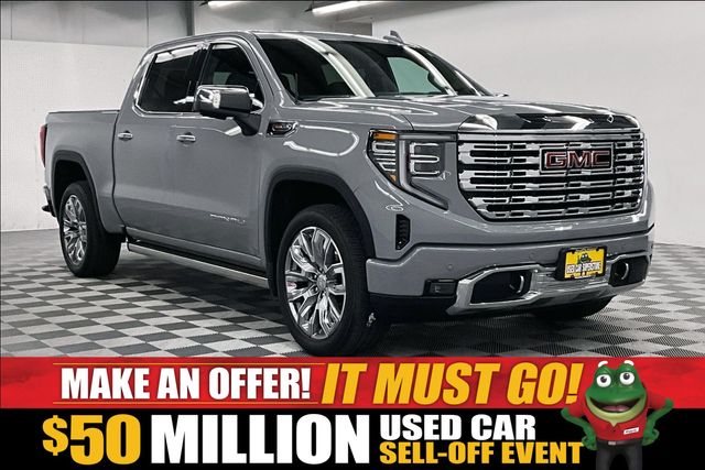 Thunderstorm Gray 2025 GMC Sierra 1500 Pickup Truck Four-Wheel Drive 10-Speed Automatic