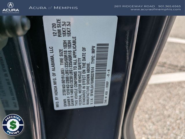 Used 2021 Honda Odyssey Van