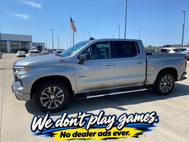 Sterling Gray Metallic 2024 Chevrolet Silverado 1500 Pickup Truck Four-Wheel Drive Automatic