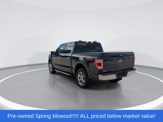 Used 2022 Blue Metallic Ford Lariat image 6