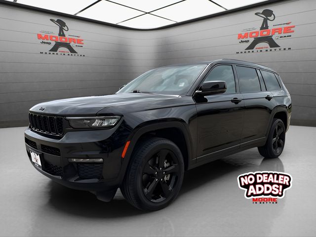 Diamond Black Crystal Pearlcoat 2024 Jeep Grand Cherokee L Limited 4WD SUV / Crossover Four-Wheel Drive 8-Speed Automatic