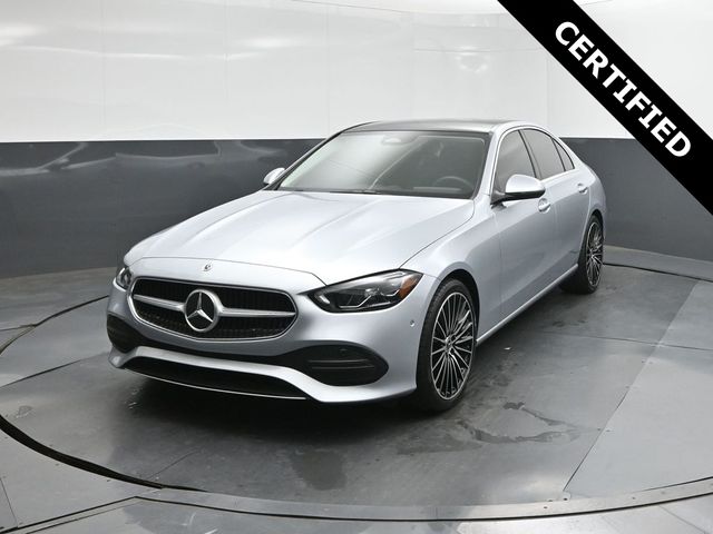 Cirrus Silver Metallic 2026 Mercedes-Benz C-Class C 300 RWD Sedan Rear-Wheel Drive 9-Speed Automatic