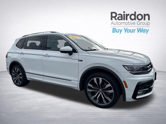 Pure White 2020 Volkswagen Tiguan SEL Premium R-Line 4Motion SUV / Crossover All-Wheel Drive 8-Speed Automatic