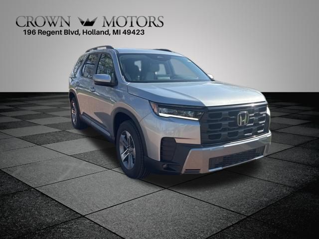 Silver Metallic 2026 Honda Pilot EX-L AWD SUV / Crossover All-Wheel Drive Automatic