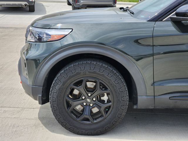 2023 Forged Green Metallic Ford Explorer Timberline 4X4 SUV