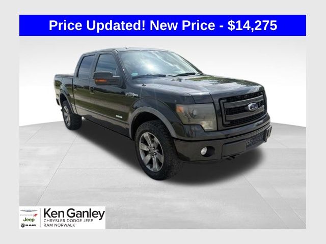 Tuxedo Black Metallic 2013 Ford F-150 FX4 SuperCrew 4WD Pickup Truck Four-Wheel Drive 6-Speed Automatic